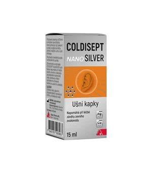 Coldisept NanoSilver ušní kapky 15 ml