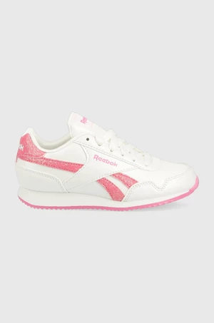 Dětské sneakers boty Reebok Classic ROYAL CL JOG bílá barva