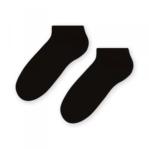 Steven 045 černé Pánské kotníkové ponožky 38/40 černá
