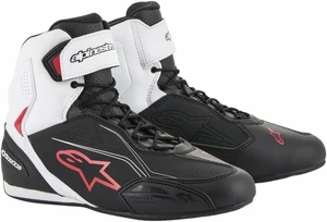 Alpinestars Faster-3 Shoes Negru/Alb/Roșu 43 Cizme de motocicletă