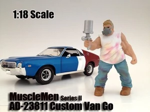 Musclemen "Custom Van Go" Figure For 118 Scale Models by American Diorama