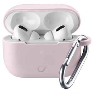 Puzdro CellularLine Bounce pro Apple AirPods Pro (BOUNCEAIRPODSPROP) ružové ochranný kryt pre Apple AirPods Pro • karabína • kompatibilný s bezdrôtový