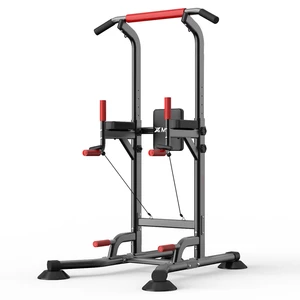 [EU Direct] XMUND XD-PT1 Multifunctional Pull Up Dip Station Power Tower Traction Horizontal Bar Strength Training Fitne