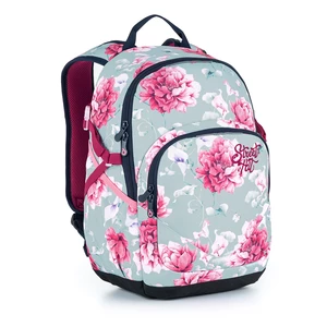 Studentský batoh s květinami Topgal YOKO 21030,Studentský batoh s květinami Topgal YOKO 21030
