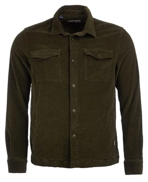 Barbour Menčestrový overshirt Barbour Cord - olivový - XL