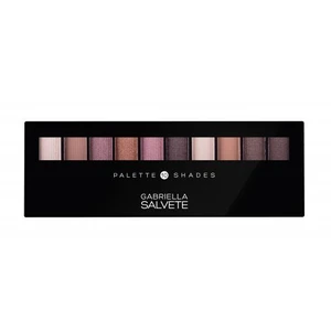 Gabriella Salvete Palette 10 Shades 12 g očný tieň pre ženy 01 Rose