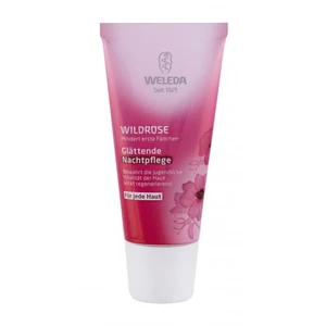 Weleda Wild Rose Smoothing Night 30 ml nočný pleťový krém pre ženy na veľmi suchú pleť; výživa a regenerácia pleti; proti vráskam