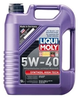 Motorový olej Liqui Moly Synthoil High Tech 5W40 5L
