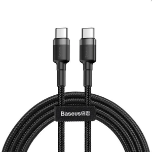 Baseus Cafule Series USB-C/USB-C PD 60W 2m, szürke/fekete