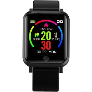 Inteligentné hodinky IMMAX Temp Watch (09033) čierne inteligentné hodinky • 1,39" TFT LCD displej • dotykové ovládanie • Bluetooth 4.0 • senzor srdcov