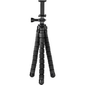 Trojnohý stativ Hama Flex, 1/4palcové, min./max.výška 9 - 26 cm, černá