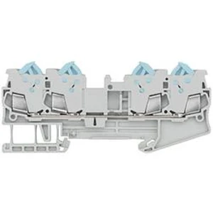 Průchodková svorka přípojka IDC Siemens 8WH30040AE01, modrá, 50 ks