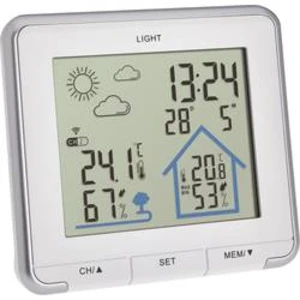 Digitální bezdrátová meteostanice TFA Dostmann LIFE 35.1153.02, Max. dosah 60 m, bílá