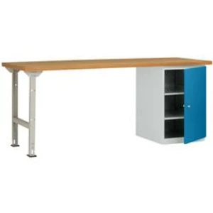 Dílenském COMBI model 8 s masivní deskou, Šxhxv = 2000 x 700 x 840 mm Manuflex WC5125.0002 WC5125.0002