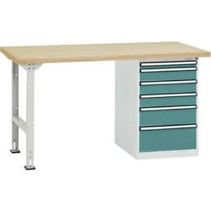 Dílenském COMBI model 2 s multiplex deska, Šxhxv = 1500 x 700 x 840 mm Manuflex TP5088.5021 TP5088.5021