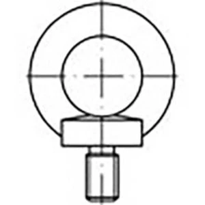 Závěsné šrouby TOOLCRAFT TO-6855678, N/A, M6, ocel, 25 ks