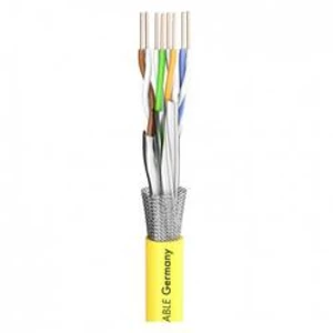 Ethernetový síťový kabel CAT 7a Sommer Cable 580-0417FC, žlutá, metrové zboží