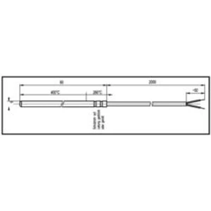 Termočlánek Enda K1-TC-J-600, -50 až 600 °C