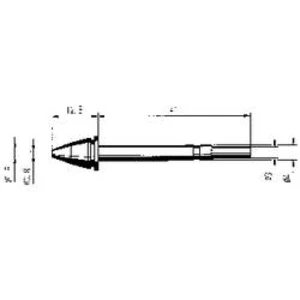 Odpájecí špička Ersa X-Tool EN 0818, Ø 1.8 mm