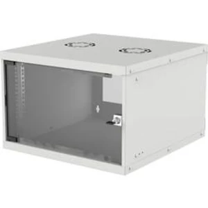 19" nástěnná rozváděcí skříň Intellinet 19" Wandverteiler Basic Line 6HE grau 714150, 6 HE, šedobílá (RAL 7035)