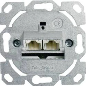 Síťová zásuvka pod omítku, parapetní lišta panel CAT 6A Telegärtner