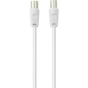 Antény, SAT kabel Belkin F3Y054bf5MWHT-P, 75 dB, 5.00 m, bílá