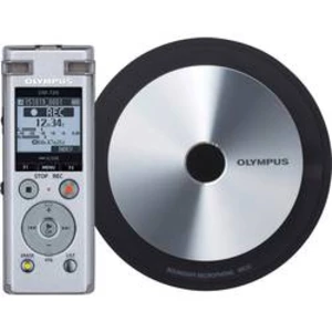 Digitální diktafon Olympus DM-720 Meet & Record Kit Small Maximální čas nahrávání 985 h stříbrná
