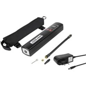 Kompresor Eufab 21077 8 bar nabíjecí, 230 V, úložný box / taška, automatické vypnutí, digitální displej, s pracovní lampou