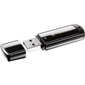 USB flash disk Transcend JetFlash® 350 TS4GJF350, 4 GB, USB 2.0, černá