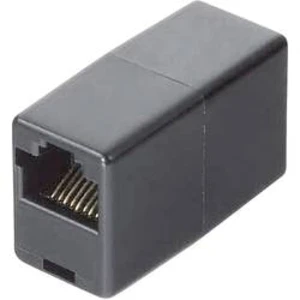 RJ45 adaptér Hama 44890, 10.00 cm, černá