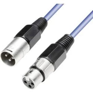 Mikrofonní XLR propojovací kabel Paccs HMC10BL100SD, 10.00 m, modrá