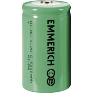 Akumulátor Emmerich, NiMH, D, 5000 mAh