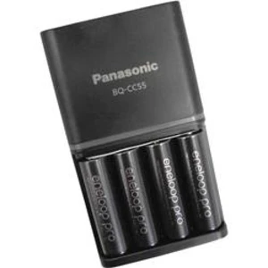 Nabíječka Panasonic BQ-CC16, K-KJ16HCC40E + 4x eneloop pro AA 2450 mAh