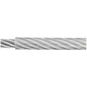 Ocelové lano dörner + helmer 190045, pozinkované, (Ø x d) 4 mm x 100 m, šedá