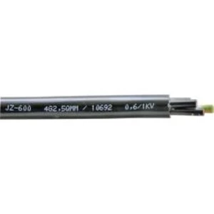 Řídicí kabel Faber Kabel Y-JZ 0,6/1KV (033582), PVC, 9,2 mm, 1000 V, černá, 1 m