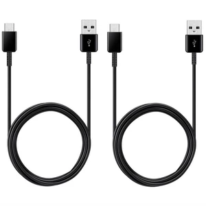 Kábel Samsung USB/USB-C, 1,5m (2 pack) (EP-DG930MBEGWW) čierny dátový kábel • USB-C • vhodný aj pre nabíjanie • 2 ks v balení