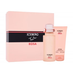 Iceberg Twice Rosa dárková kazeta toaletní voda 125 ml + tělové mléko 100 ml pro ženy