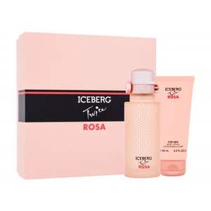 Iceberg Twice Rosa dárková kazeta toaletní voda 125 ml + tělové mléko 100 ml pro ženy Iceberg Twice Rosa dárková kazeta toaletní voda 125 ml + tělové mléko 100 ml pro ženy