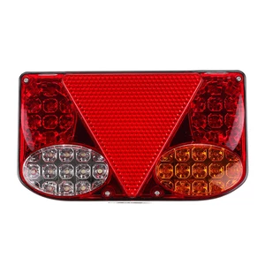 Pair 12V LED Rear Tail Lights Turn Signal Indicator Lamp For Marine Car Trailer Truck Lorry Pick-Up