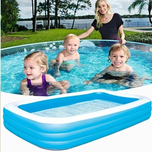 180*140*60cm/200*150*50cm/262*175*51cm Inflatable Swimming Pool Outdoor Garden Swimming Pool Portable Inflatable Pool