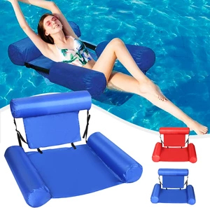 Inflatable Floating Chair Swimming Pools Hammock Lounge Bed Multi-Purpose Water Mattresses for Pool Lake Beach River