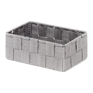 Sivý kúpeľňový organizér Compactor Stan, 18 x 12 cm