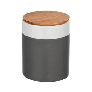 Keramický úložný box s bambusovým vekom Wenko Malta, 950 ml