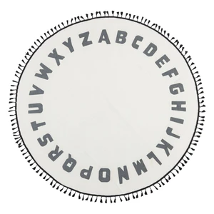 Detský koberec Flair Rugs Alphabet, ø 120 cm