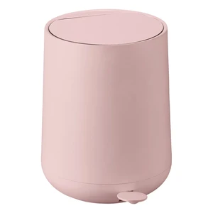 Ružový pedálový odpadkový kôš Zone Nova, 5 l