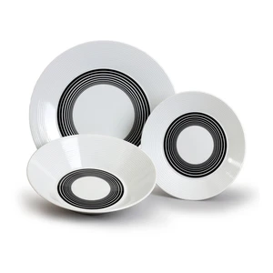 Súprava 18 porcelánových tanierov Thun Lea