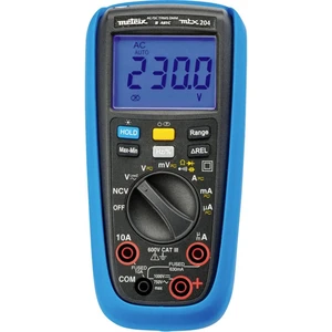 Metrix MTX 204 ručný multimeter  digitálne/y grafický displej CAT III 600 V Displej (counts): 6000