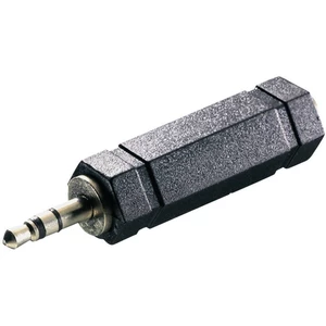 SpeaKa Professional SP-7869824  jack audio adaptér [1x jack zástrčka 3,5 mm - 1x jack zásuvka 6,35 mm] čierna