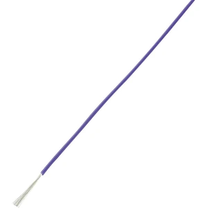 TRU COMPONENTS 1566834 opletenie / lanko LiY 1 x 0.14 mm² fialová 10 m