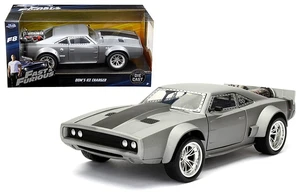 Doms Ice Charger Fast &amp; Furious F8 "The Fate of the Furious" Movie 1/24 Diecast Model Car by Jada